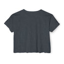 The X Bands White Logo Crop Top - The X Bands