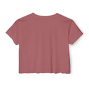 The X Bands White Logo Crop Top - The X Bands