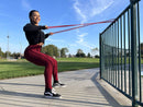 The X Bands 1/2" Wide by 41" Long Red Resistance Workout Band 30 LBS