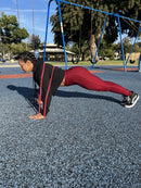The X Bands 1/2" Wide by 41" Long Red Resistance Workout Band 30 LBS