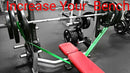 The X Bands 1 3/4"  Wide 100 LB Resistance Band  Workout loop band "hulk"