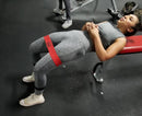 The X Bands Narrow 2" Fabric non slip workout booty building band Level 2