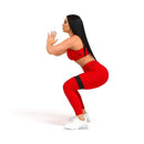 The X Bands Narrow 2" Fabric non slip workout booty building band Level 2