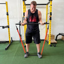 The X Bands NEW 2 Piece Steel Exercise Straight Bar