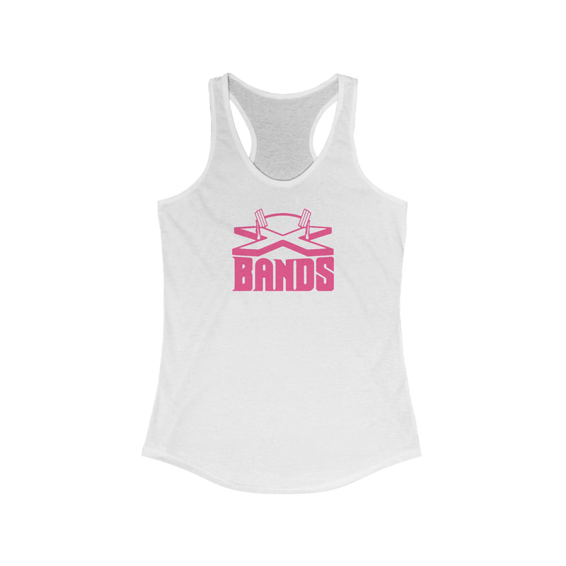 The X Bands Pink Logo Racerback Tank