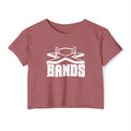 The X Bands White Logo Crop Top