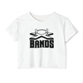 The X Bands Black Logo Crop Top