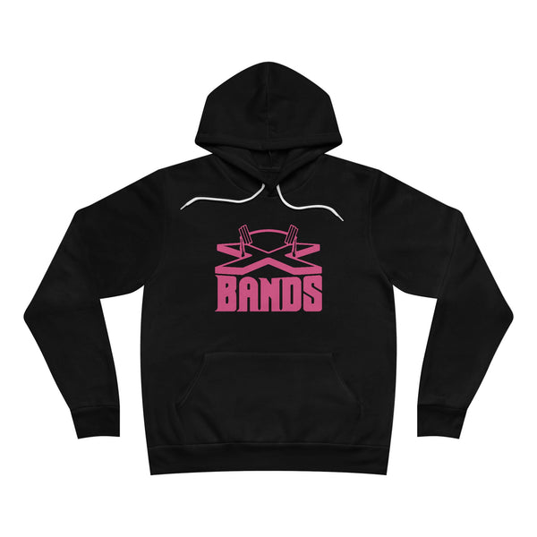 The X Bands Pink Logo Hoodie