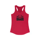 The X Bands Black Logo Racerback Tank - The X Bands