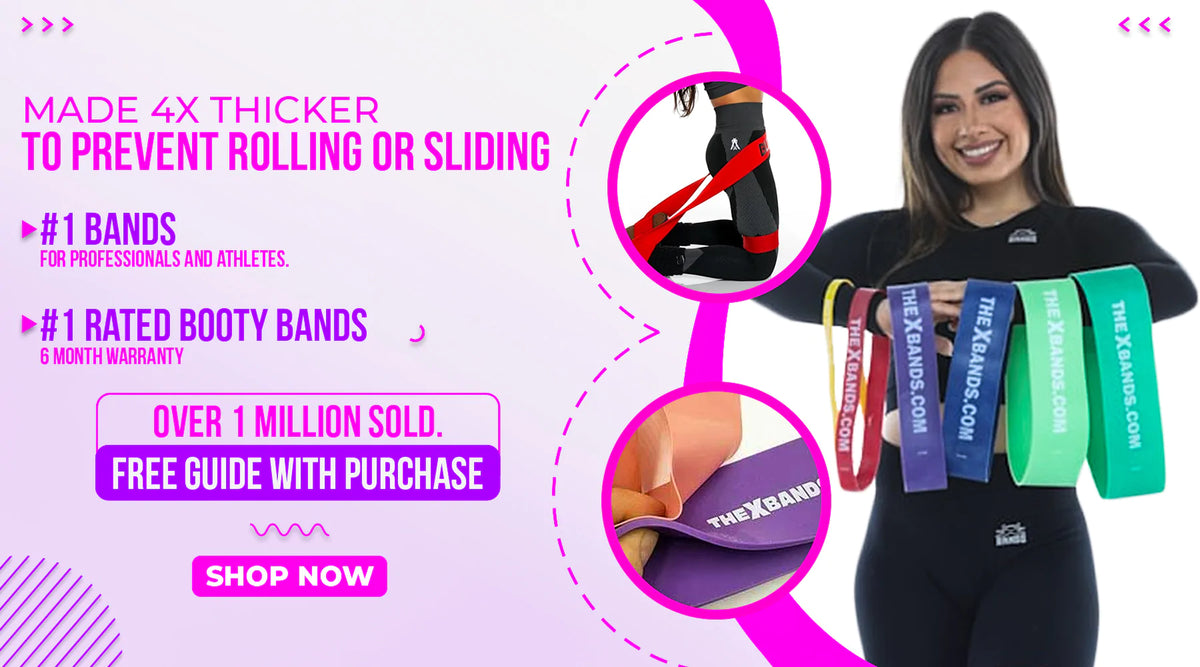 X Bands Loop Resistance Bands - Bands For Stretching To Powerlifting