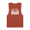 The X Bands White Logo Men's Tank - The X Bands