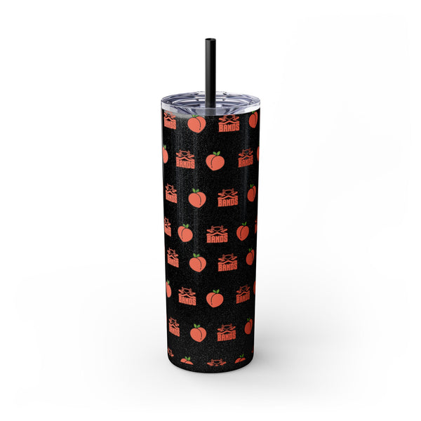 The X Bands Peach 20oz Tumbler