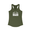 The X Bands White Logo Racerback Tank - The X Bands