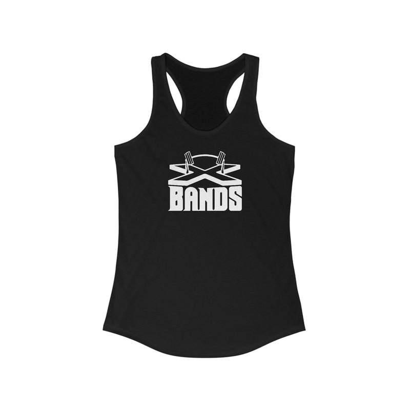 The X Bands White Logo Racerback Tank