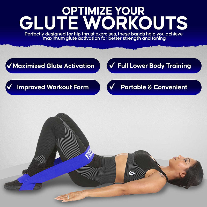 GLUTEZILLA Patented Hip Thrust Glute Workout Resistance Band