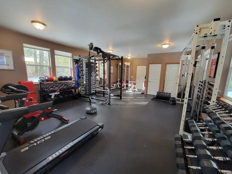 Sale commercial grade gym flooring mats. Available in person only - The X Bands