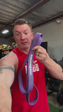 1 1/8" Wide Purple 70lb  Resistance Loop Workout Band - Great for pull-ups and full body workouts