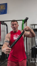 7/8" Wide Black 50lb Resistance Loop Workout Band