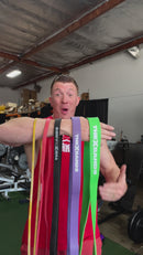 Set Of 5 Resistance Loop Workout Bands - Gym and Home Exercise Bands