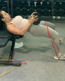 The X Bands 1/2" Wide by 41" Long Red Resistance Workout Band 30 LBS