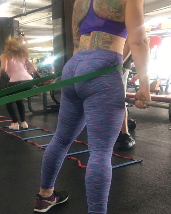 FIGHTSENSE Fabric Resistance Band Hip Circle - Peach Booty Loop For Squats, Lunges, Gym (Green, L/XL)