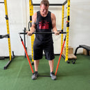 The X Bands 3 Piece Steel Exercise Straight Bar and Band Kit