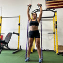 The X Bands 3 Piece Steel Exercise Straight Bar and Band Kit