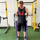 The X Bands 3 Piece Steel Exercise Straight Bar and Band Kit