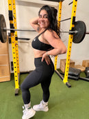 The X Bands apparel X Bands Black Legging and top Set black