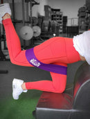 The X Bands booty bands L/XL / Purple Ultra Comfortable Non Slip Fabric Booty building bands Level 4