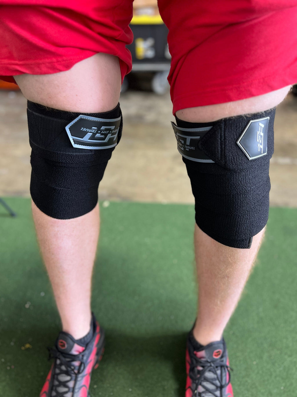Knee Wraps with Heavy Duty Velcro Strap