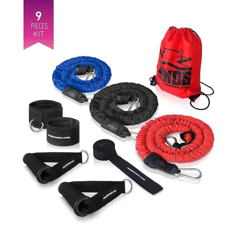 Heavy Duty Resistance Bands kit The X Bands