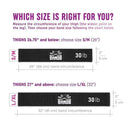 The X Bands Narrow 2" Fabric non slip workout booty building band Level 2