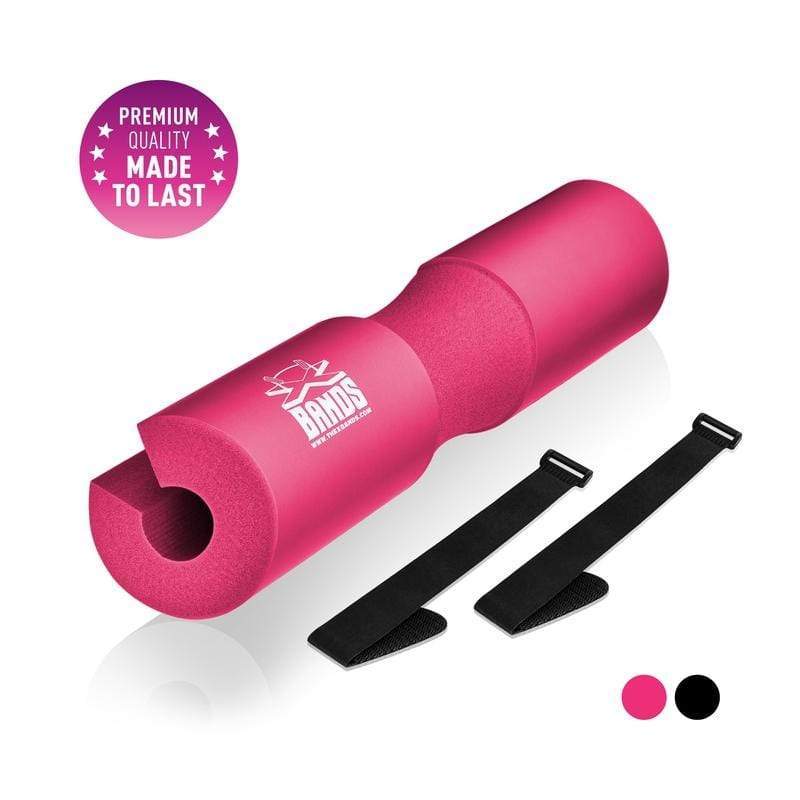 Athenova 7pcs Gym Essentials Women Set - Barbell Pad, Ankle Regular, Pink