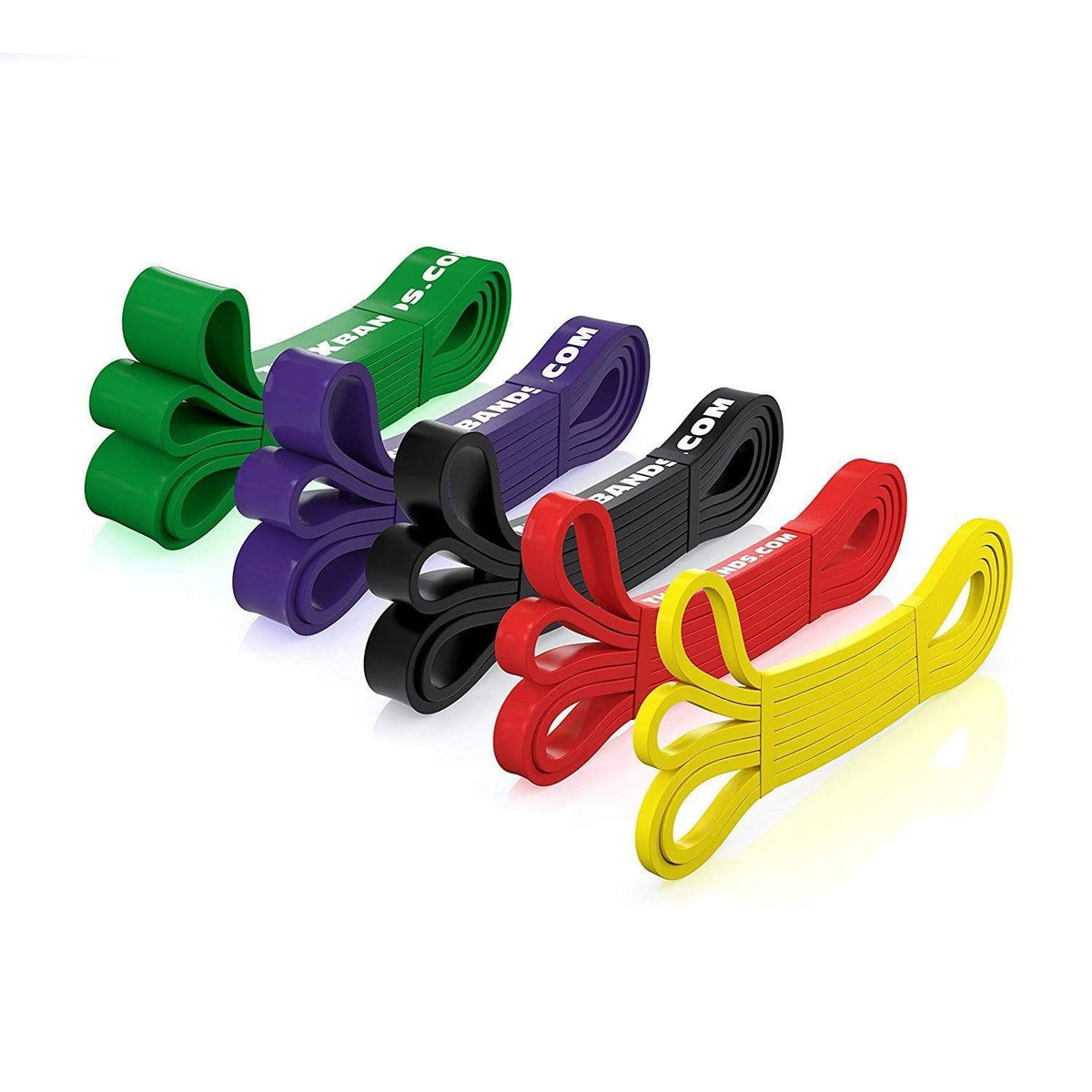 DrumFit Resistance Band Set Conjunto Conjunto de 5 elásticos DrumFit Resistance Band Set Conjunto Conjunto de 5 elásticos