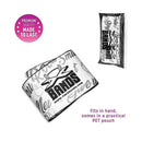 The X Bands White / S/M Non Slip Fabric Booty building bands Level 3