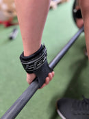 The X Bands wrist wraps Black Power Strap Lifting Straps